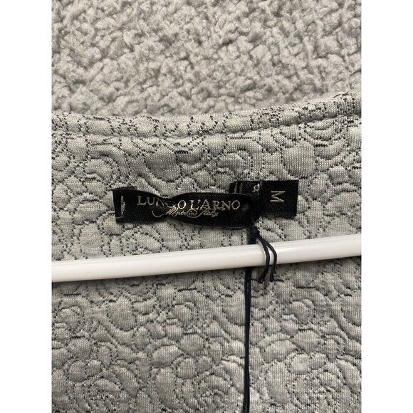 Lungo L'Arno Open Front Light Cardigan Jacket Long Sleeve Made In Italy Floral M - Picture 6 of 10